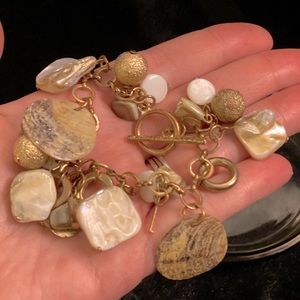 Mother Of Pearl And Shell Bracelet